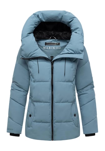 Marikoo women’s quilted winter jacket Kuscheltatze XVI with hood