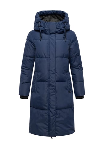 Marikoo women’s quilted coat Michikoo with hood & magnetic pockets