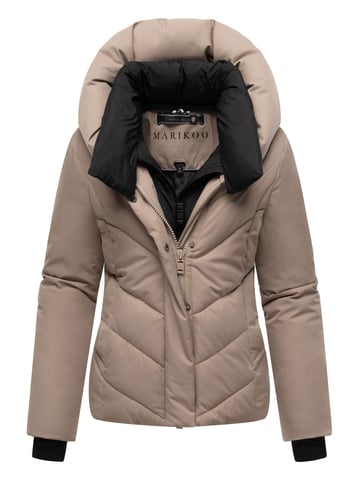 Marikoo women’s quilted winter jacket Nadiraa with 2-in-1 design & hood