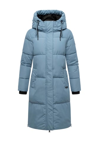 Marikoo women’s quilted coat Michikoo with hood & magnetic pockets