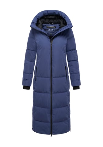 Marikoo women’s quilted winter coat Honiaa XVI with hood & zip pockets