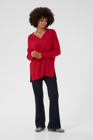 CUolivia V-neck Pullover Knitted pullover Oversize fit