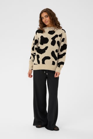 CUalmi LS Pullover Knitted pullover Oversize fit