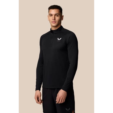 Castore Adapt Träning 1/4 Zip Topp Polyester Herr Svart Aktivitets T-shirts