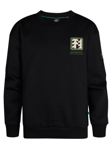Petrol Industries - Back print Sweater Pocono Boys - Black