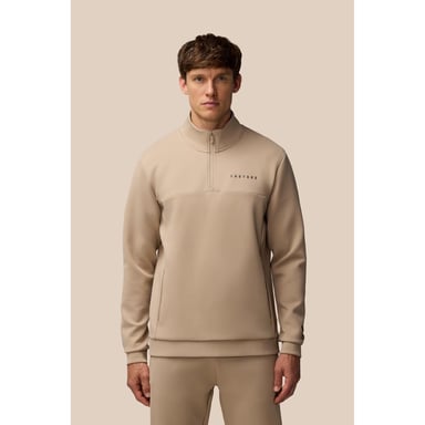 Castore Scuba 1/4 Zip Polyester Herr Sweatshirt i Brun