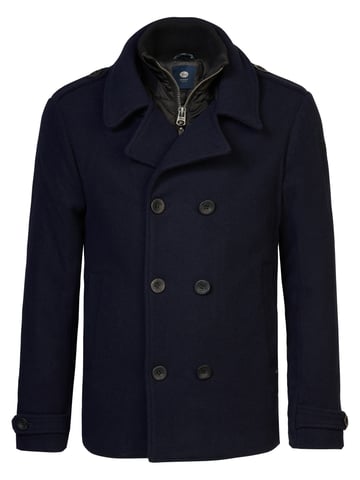 Petrol Industries - Heren Peacoat Jas Chequamegon - Blauw