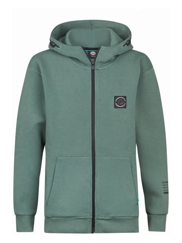 Petrol Industries - Hooded Zip Sweater Siskiyou Boys -  Green