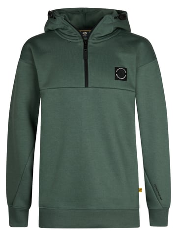 Petrol Industries - Half-Zip Hoodie Redwood Boys -  Green