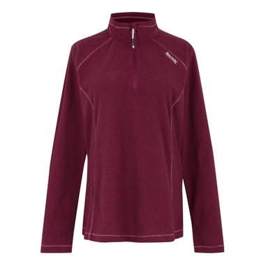 Regatta - Geweldige Outdoor Dames Montes Half Zip Fleece Top (Donker Pimento)