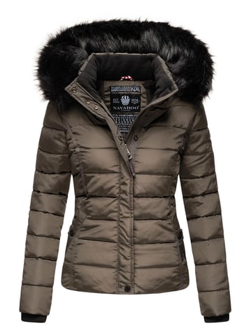 Navahoo Women’s Winter Jacket Miamor – Teddy Lined, With Detachable Hood & Faux Fur Collar