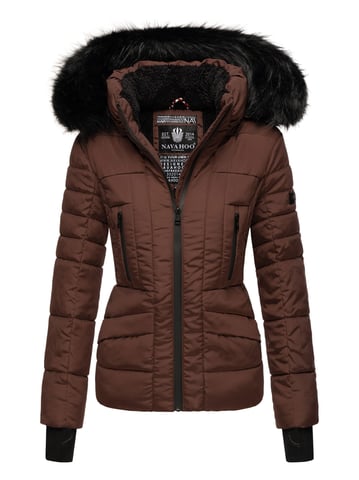 Navahoo Women’s Winter Jacket Adele – Warm, With Teddy Lining & Detachable Faux Fur Collar
