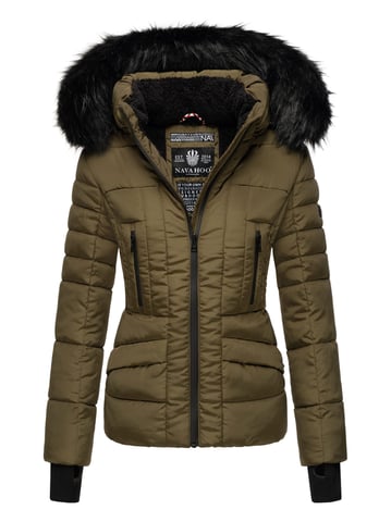 Navahoo Women’s Winter Jacket Adele – Warm, With Teddy Lining & Detachable Faux Fur Collar