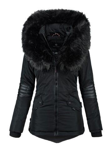 Navahoo Women’s Winter Jacket Nirvana – Warm, With Luxurious Faux Fur Collar & Teddy Lining
