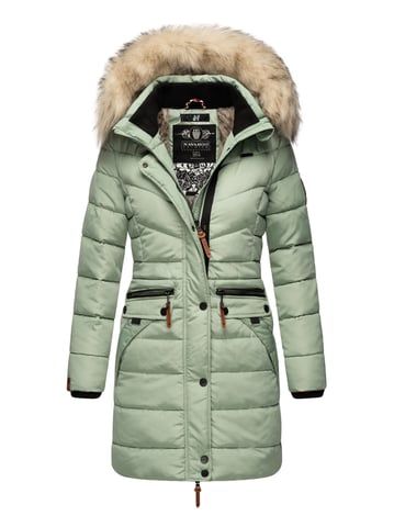 Navahoo Women’s Winter Jacket Paula – Extra Warm, Water-Repellent & With Detachable Faux Fur Collar