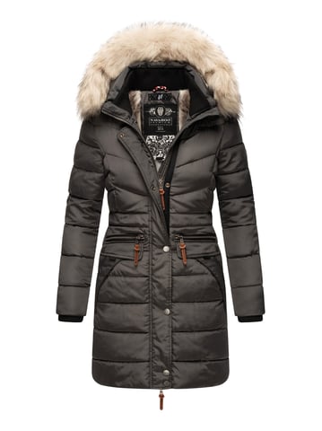 Navahoo Women’s Winter Jacket Paula – Extra Warm, Water-Repellent & With Detachable Faux Fur Collar