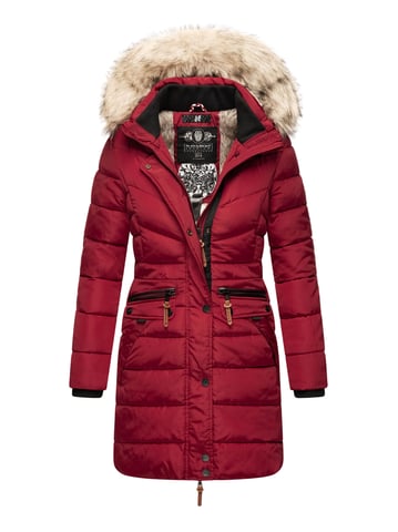 Navahoo Women’s Winter Jacket Paula – Extra Warm, Water-Repellent & With Detachable Faux Fur Collar