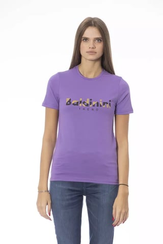 Purple Short Sleeve Tshirt Ba23909