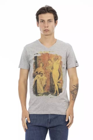Vneck Tshirt Art Print