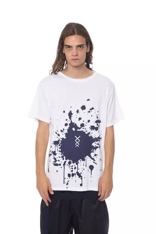 Ink Blot Graphic Tee Short Sleeve Crew Neck