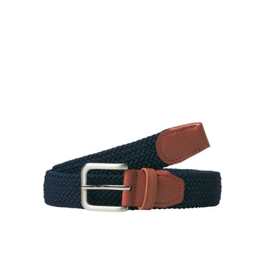 Jack & Jones Heren riem jacspring gevlochten donker