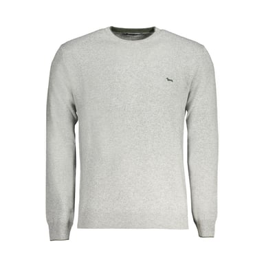 Crew Neck Jumper Melange Grey