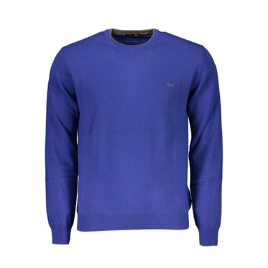 Crew Neck Jumper Solid Blue