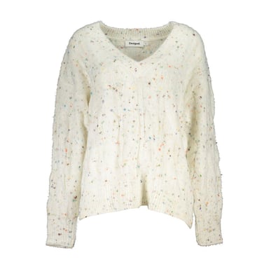 Speckled Knit Vneck Sweater