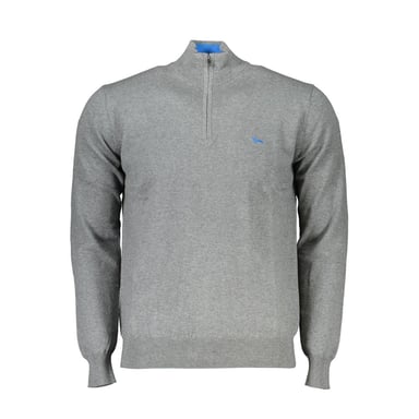 Half Zip Knit Sweater Grey