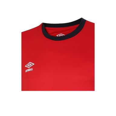 Umbro Mens Total Training Jersey (Vermillion/Biking Red/Black)
