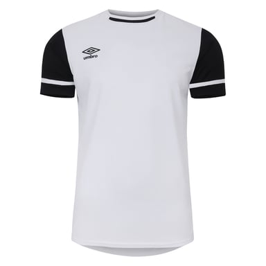 Umbro Heren Cavelle Jersey T-Shirt (Briljant wit/zwart)