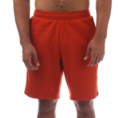 Emporio Armani Shorts med logotyp i bomullsblandning för herrar (Orange)