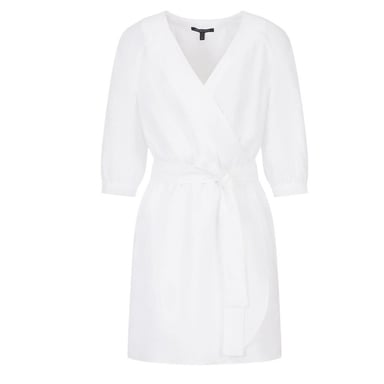 Armani Exchange Dam/Ladies enfärgad miniklänning (Vit)