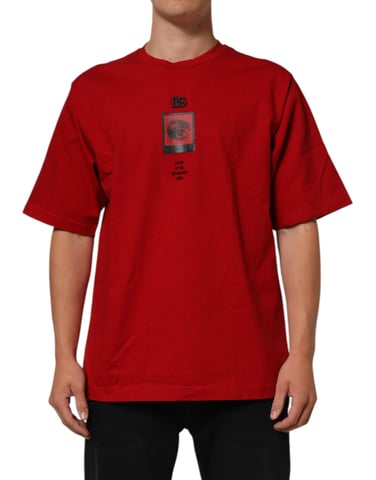 Grafisk tryck kortärmad t-shirt