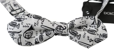 Musical Instrument Print Bow Tie