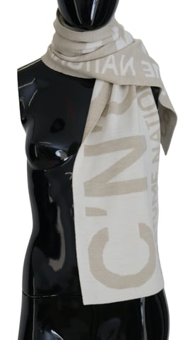 Logo Knitted Scarf