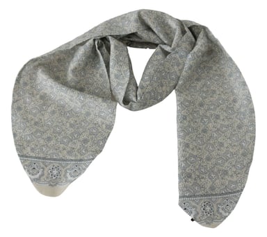 Ermanno Scervino Silk Scarf Floral Print