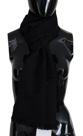 Wool Scarf Black