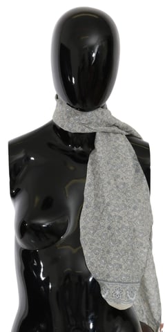 Ermanno Scervino Silk Scarf Floral Print