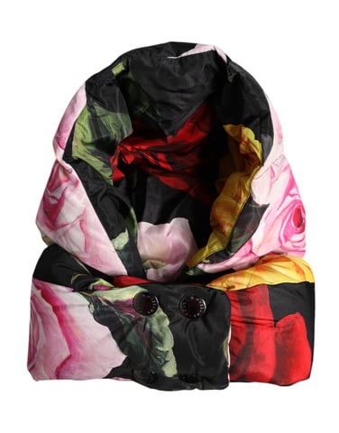 Floral Print Neck Warmer
