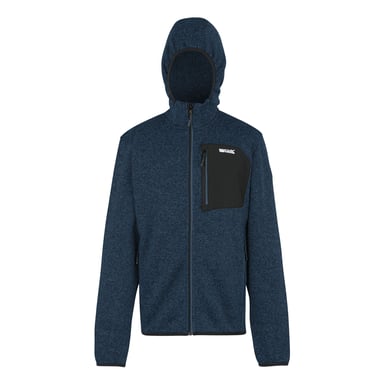 Regatta Herr Newhill Marl Fleecejacka med hel dragkedja (Moonlight Denim)