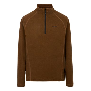 Regatta Great Outdoors Mens Montes Funnel Neck Fleece Jumper för män (Pumpa kryddad/svart)