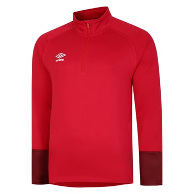 Umbro Mens Total Training Track Jacket (Vermillion/Biking Red/Black)