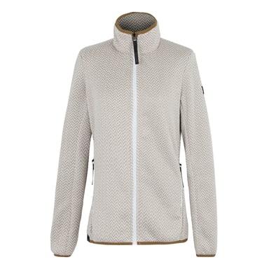 Regatta Womens/Ladies Elzie Full Zip Fleece Jacket (Stone White/Soft Taupe)