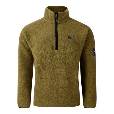 Dare 2B Mens Twin Tip Fleecejacka med halv dragkedja (Martini Oliv)