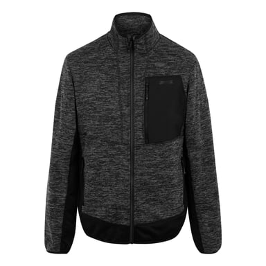 Regatta Baslinn Fleece Jacket för herrar (Ash Marl/Black)