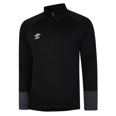 Umbro Mens Total Training Track Jacket (Black/White/Carbon)