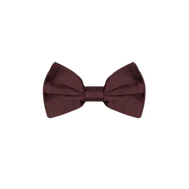 Burgundy Silk Bow Tie