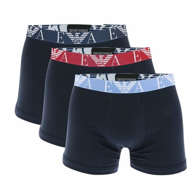 Emporio Armani Boxershorts för män (3 st) (Marinblått)