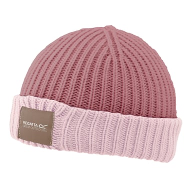 Regatta Childrens/Kids Connora Fisherman Logo Beanie (Dusty Rose/Lotus Pink)